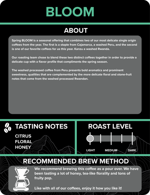 Bloom - Spring Seasonal - Rothrock Coffee