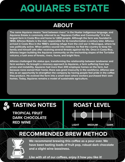 Costa Rica - Aquiares Estate Anaerobic Natural