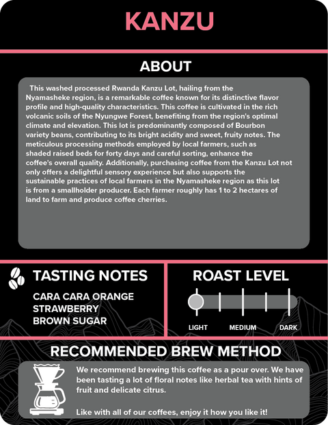 Rwanda - Kanzu - Rothrock Coffee