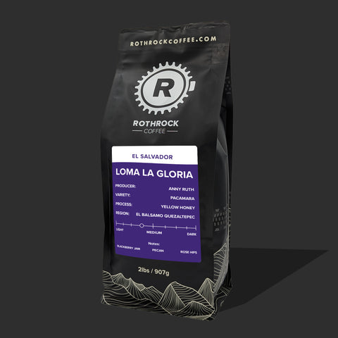 El Salvador - Loma La Gloria Pacamara Yellow Honey - Rothrock Coffee 