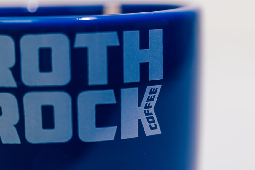 Blue "The End" Mug