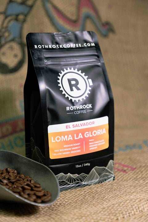 El Salvador - Loma La Gloria Red Bourbon Yellow Honey - Rothrock Coffee 
