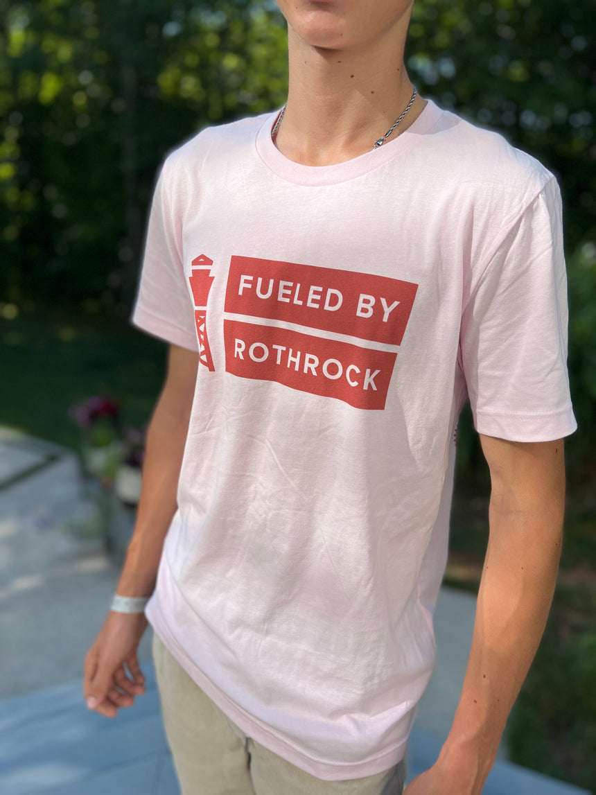 Fueled by Rothrock PINK TEE